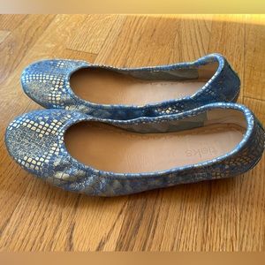 Tieks flats. size 10. Paradise blue